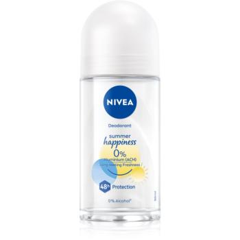 NIVEA Summer Happiness Fresh deodorant roll-on fără săruri de aluminiu 50 ml