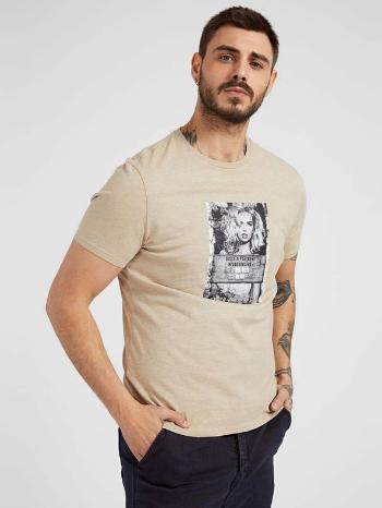 Guess Mugshot Tricou Bej