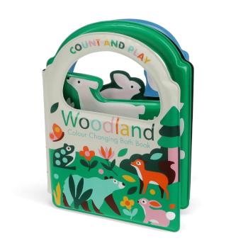 Jucărie interactivă Colour changing bath book Woodland – Rex London