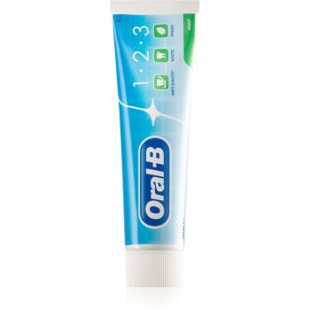 Oral B 1-2-3 pasta de dinti cu Fluor 3 in 1 aroma Mint 100 ml