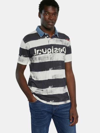 Desigual TS Julien Polo Tricou Alb