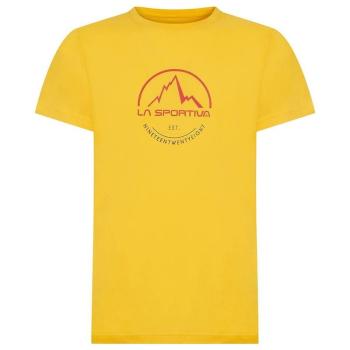 Pentru bărbaţi tricou La Sportiva Logo-ul reper galben