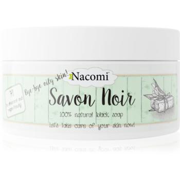 Nacomi Bye-Bye oily skin! săpun negru pentru fata si corp 120 g