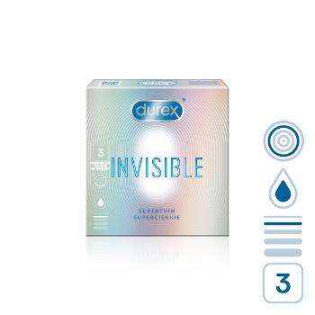 Durex Prezervative Invisible 3 buc.