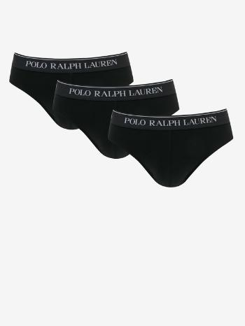 Polo Ralph Lauren Slipuri 3 buc Negru