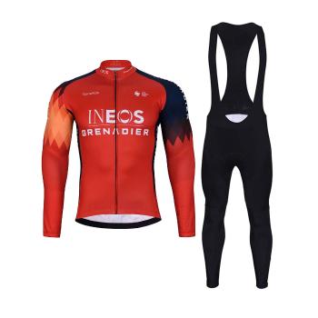 
                         Tricou și pantaloni de iarnă de ciclism - INEOS 2024 WINTER 
                