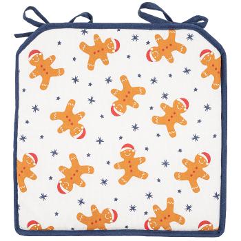 Pernă de scaun Home Elements Gingerbread alb , 40x 40 cm