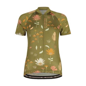 
                 MALOJA Tricou de ciclism cu mânecă scurtă - GANESM. AOP 1/2 LADY - verde  
            