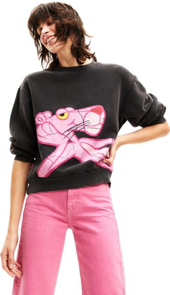 Desigual Hanorac pentru femei Sweat Pink Panther Regular Fit 22WWSK452006 XL