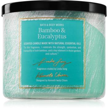 Bath & Body Works Bamboo & Eucalyptus lumânare parfumată 411 g