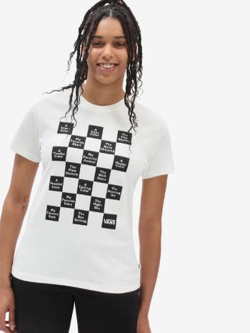 Vans Checkerboard 21 Tricou Alb