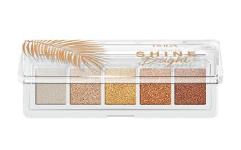 PUPA Milano Paleta cu farduri de ochi Shine Bright (Eye Palette) 4 g 001 Sunny Gold