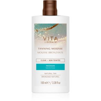 Vita Liberata Tanning Mousse Clear spuma autobronzanta pentru corp culoare 100 ml