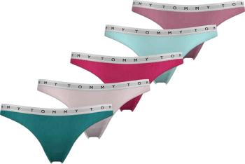 Tommy Hilfiger 5 PACK - tanga pentru femei UW0UW03577-0XU L