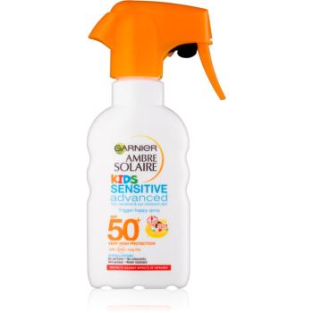 Garnier Ambre Solaire Sensitive Advanced spray protector pentru copii SPF 50+ 200 ml