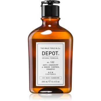 Depot No. 102 Anti-Dandruff & Sebum Control Shampoo șampon pentru reechilibrarea scalpului gras 250 ml