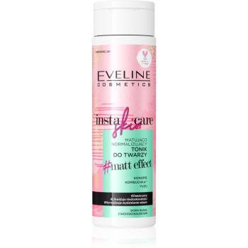 Eveline Cosmetics Insta Skin tonic pentru curățare, cu efect de matifiere impotriva imperfectiunilor pielii 200 ml