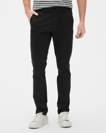 GAP Modern Khakis Pantaloni Negru