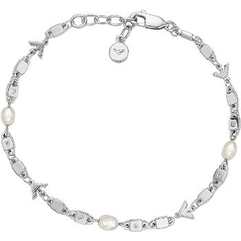 Emporio Armani Brățară de lux pentru femei cu cristale si perle EG3474040