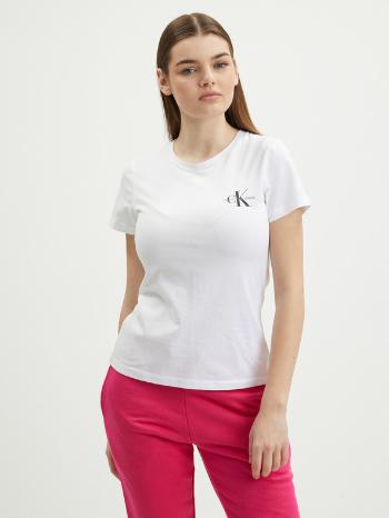 Calvin Klein Jeans Tricou Alb