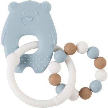 NATTOU Teether Lapidou jucărie pentru dentiție Blue 4m+ 1 buc