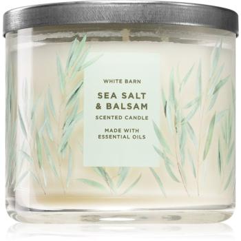 Bath & Body Works Sea Salt & Balsam lumânare parfumată 411 g