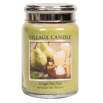 Village Candle Lumânare parfumată în sticlă Ginger Pear Fizz 602 g