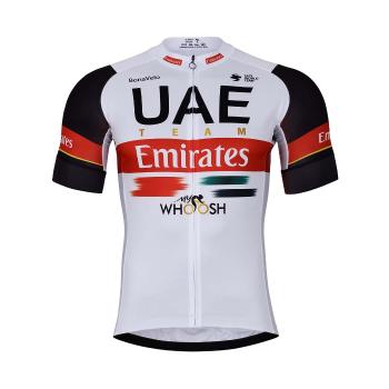 
                 BONAVELO Tricou de ciclism cu mânecă scurtă - UAE 2022 - alb/roșu/negru  
            