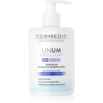 Dermedic Linum Emolient sapun de maini pentru a proteja bariera de lipide 300 ml