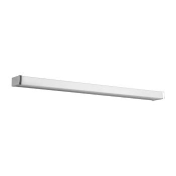 Aplică de perete argintiu-lucios LED (lungime 80 cm) Fabio – Trio