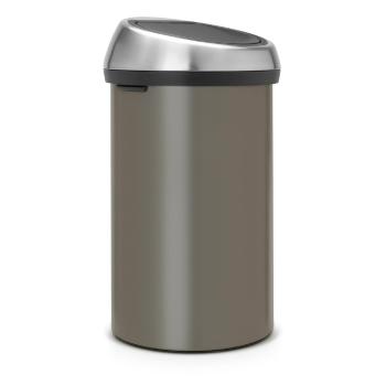 Coș de gunoi gri cu senzori de atingere din oțel 60 l Touch Bin – Brabantia