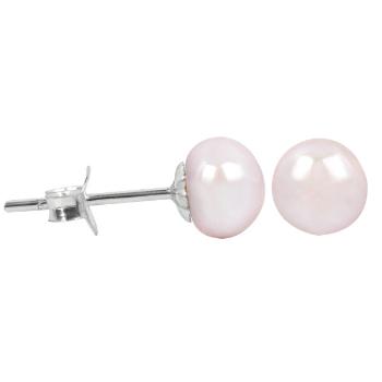 JwL Luxury Pearls Cercei cu perlă reală roz JL0289