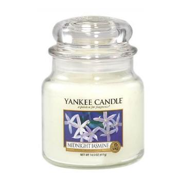 Yankee Candle Lumanare aromatică medie Midnight Jasmine 411 g