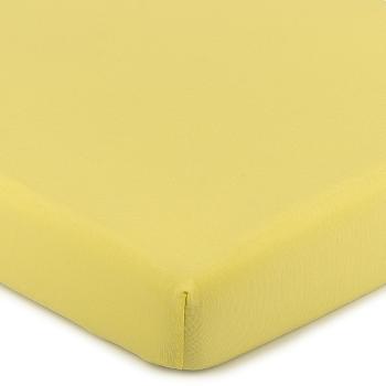Cearşaf 4Home Jersey, cu elastan, galben, 160 x 200 cm, 160 x 200 cm