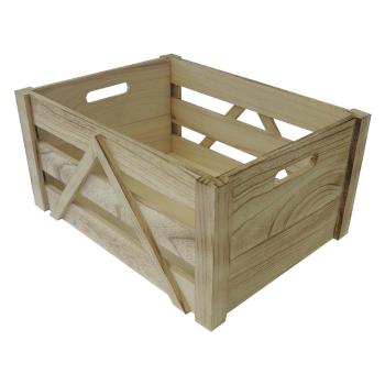 Cutie depozitare din lemn L, 36 x 18 x 26 cm