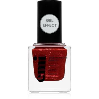 emi E.MiLac Gel Effect Ultra Strong lac de unghii cu efect de gel fără utilizarea lămpii UV/LED culoare Candy Сane #138 9 ml