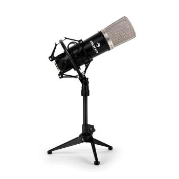 Auna Seturi de microfon condensator și stativ de microfon pentru masă