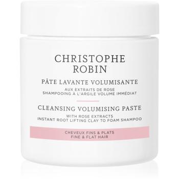 Christophe Robin Cleansing Volumizing Paste with Rose Extract șampon exfoliant pentru păr cu volum 75 ml