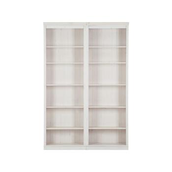 Bibliotecă albă din lemn de pin 148x223 cm Anita – Støraa