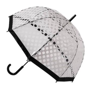 Blooming Brollies Umbrelă transparentă cu baston pentru femei POESWB