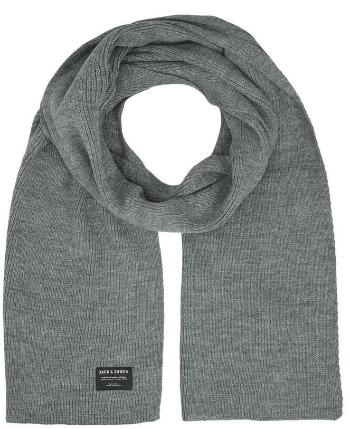 Jack&Jones Eșarfă pentru barbati Dna Knit Scarf Noosa Grey Melange