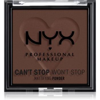 NYX Professional Makeup Can't Stop Won't Stop Mattifying Powder pudra matuire culoare 10 Rich 6 g