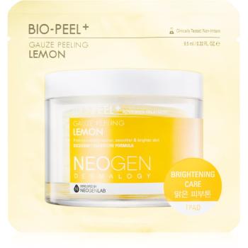 Neogen Dermalogy Bio-Peel+ Gauze Peeling Lemon discuri pentru indepartarea impuritatilor pentru strălucirea și netezirea pielii 8 buc