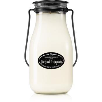 Milkhouse Candle Co. Creamery Sea Salt & Magnolia lumânare parfumată Milkbottle 396 g