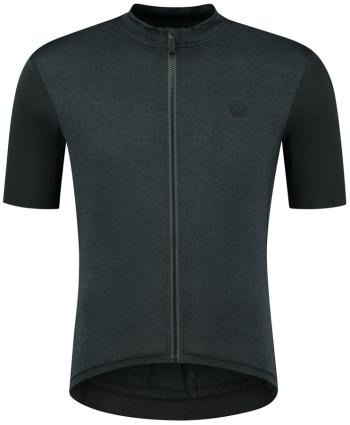 Tricou de ciclism Rogelli Melange gri / negru ROG351423