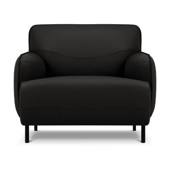 Fotoliu din piele Windsor & Co Sofas Neso, negru