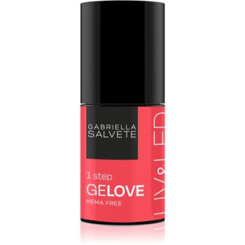 Gabriella Salvete GeLove unghii cu gel folosind UV / lampă cu LED 3 in 1 culoare 08 Red Flag 8 ml