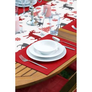 Set de Crăciun de 4 suporturi de farfurie și un napron 140x45 cm American Servis - Mila Home