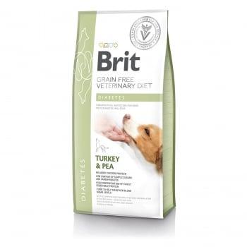 Pachet 2 x Brit Grain Free Veterinary Diets Dog Diabetes 12 kg