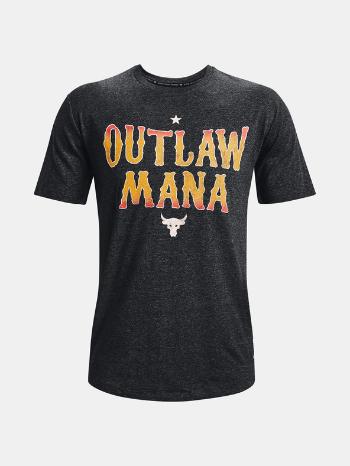 Under Armour UA Project Rock Outlaw SS Tricou Negru